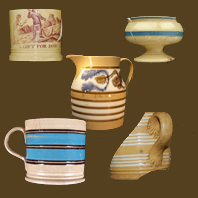 Thumbnail images of various yellowware vessels.